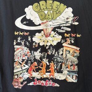 Green Day Black Graphic Tee